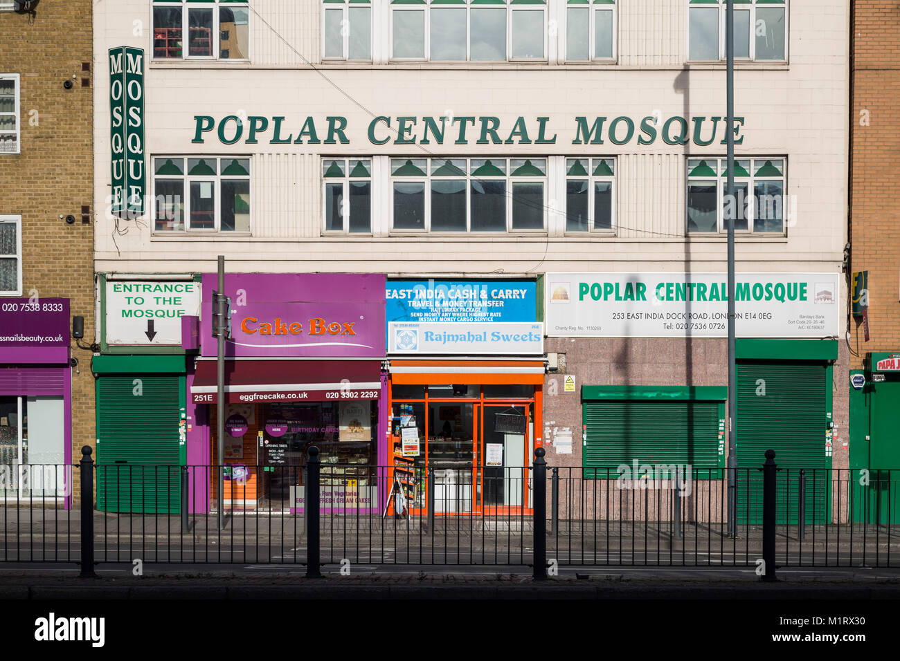 Poplar Central Mosque in East London, UK Stock Photo Alamy
