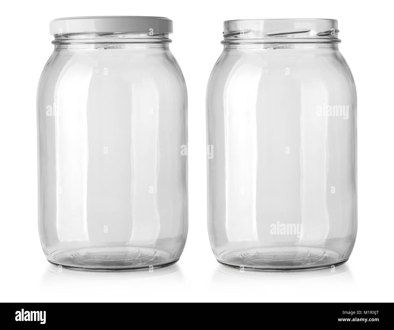 jar glass isolated on white Stock Photo Alamy