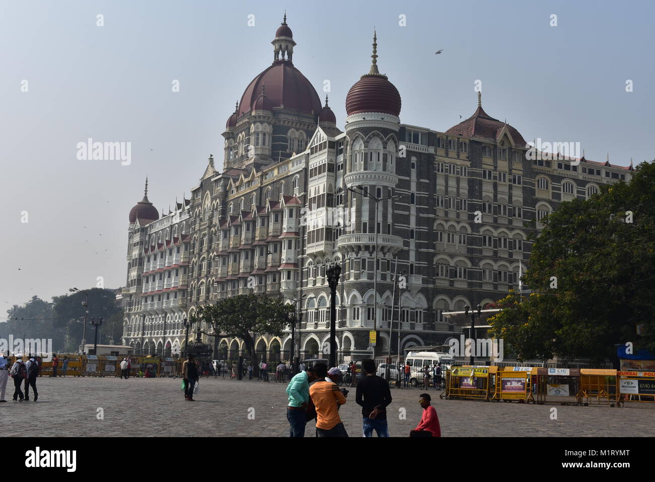 Great Indian hotel Taj side close view looking awesome. Stock Photo