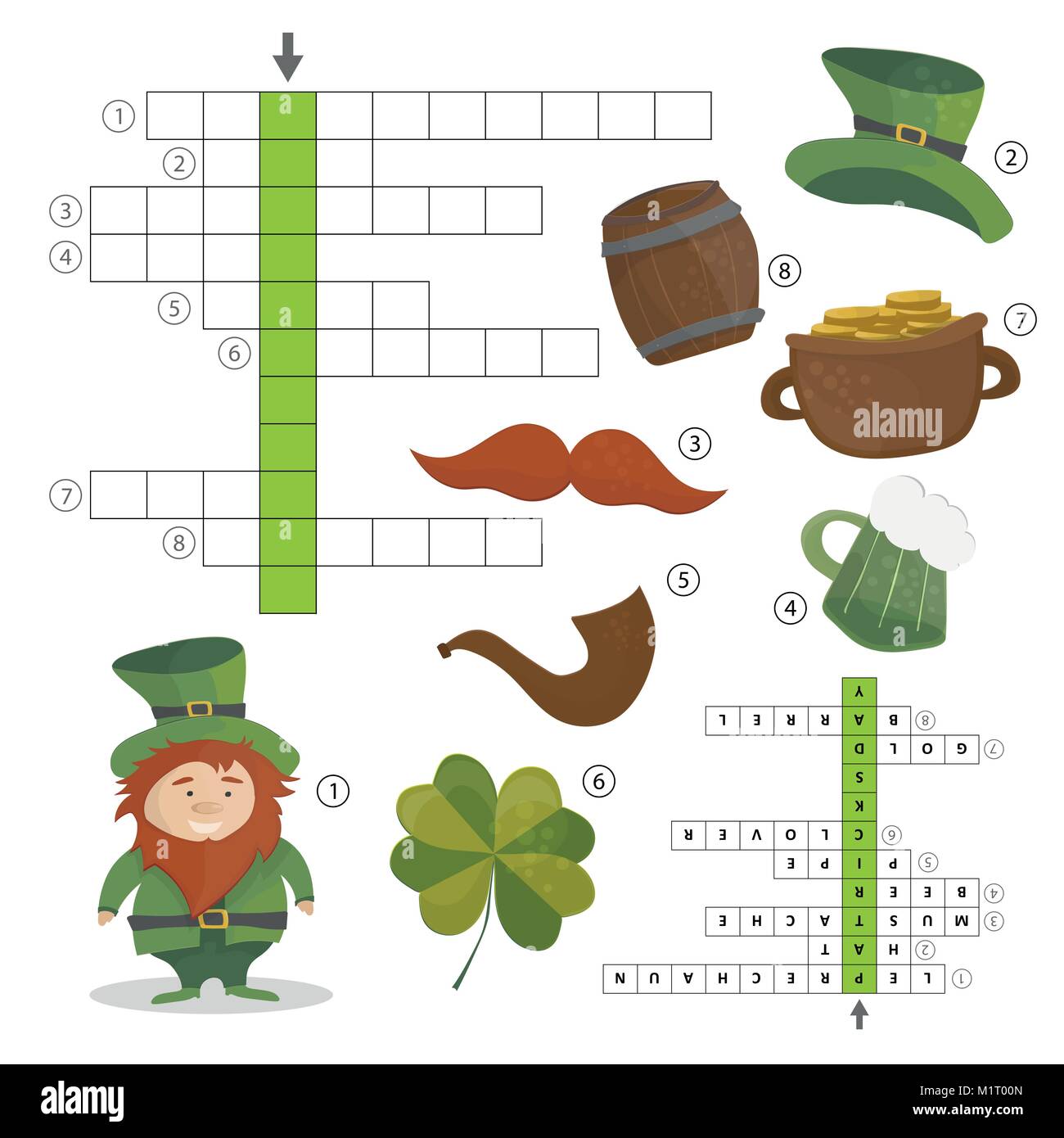 Crossword game children spring hi-res stock photography and images - Alamy