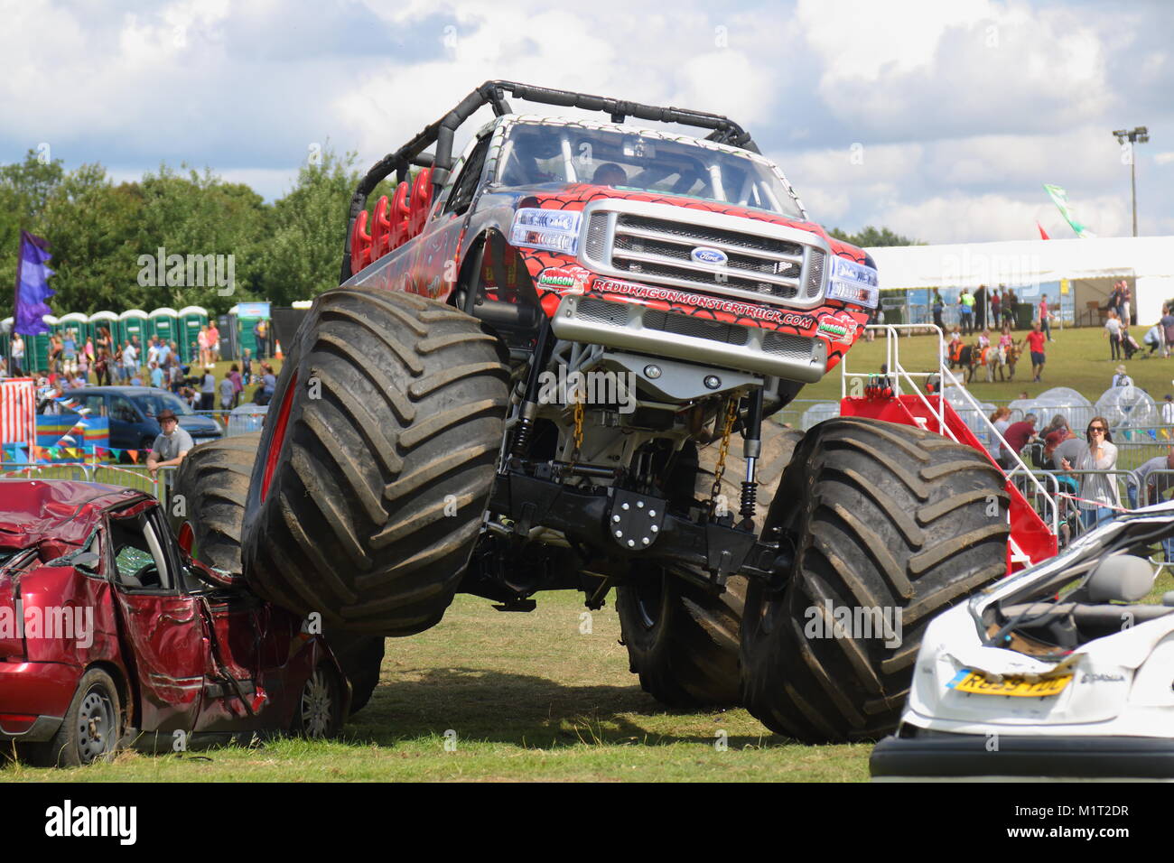 Monster Truck Red Stock Photos Monster Truck Red Stock Images