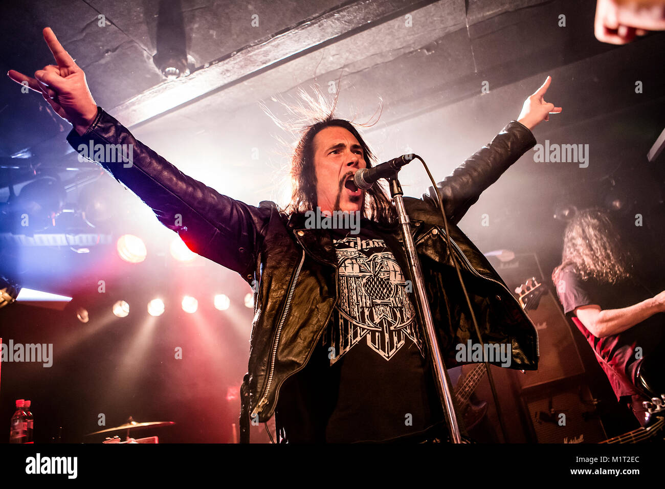 The American stoner rock band Monster Magnet performs live at Garage in Bergen. Here vocalist Dave Wyndorf is seen live on stage. Norway, 07/03 2016. Stock Photo