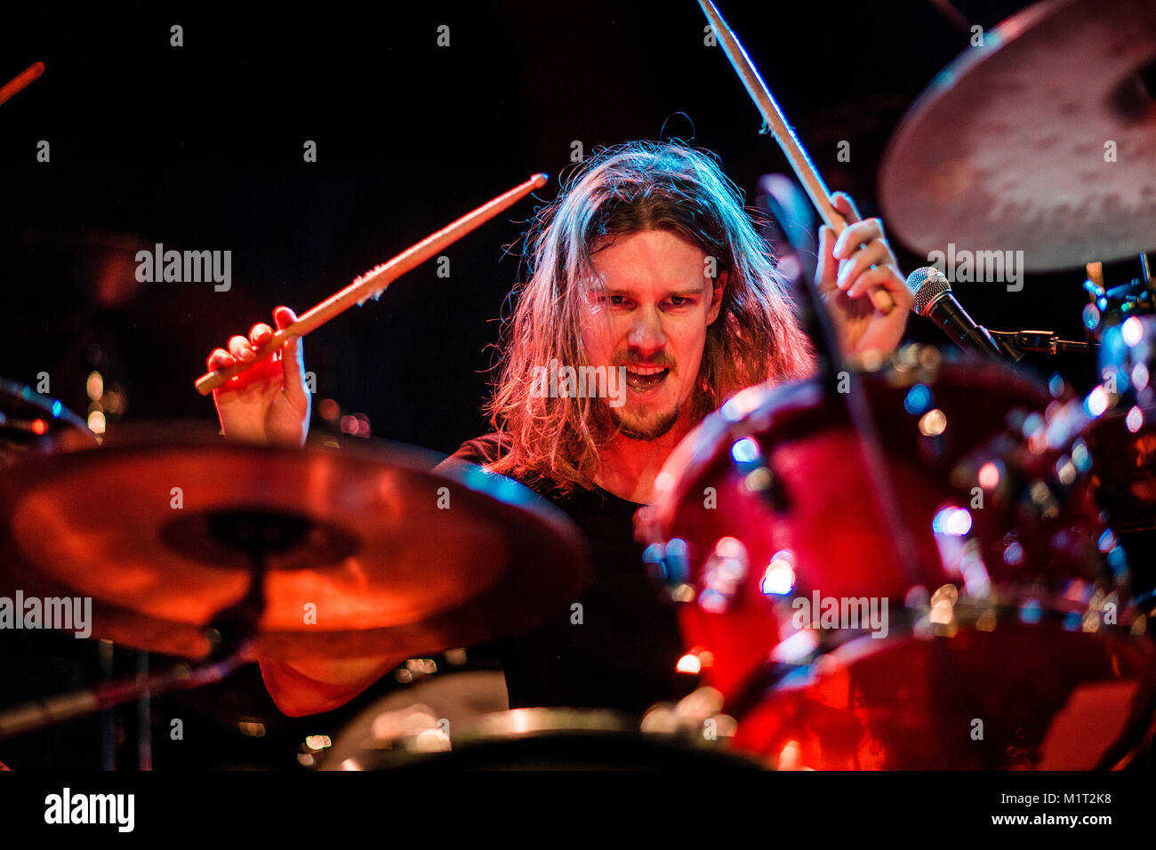 The Austrian rock band Mother’s Cake performs a live concert at USF ...