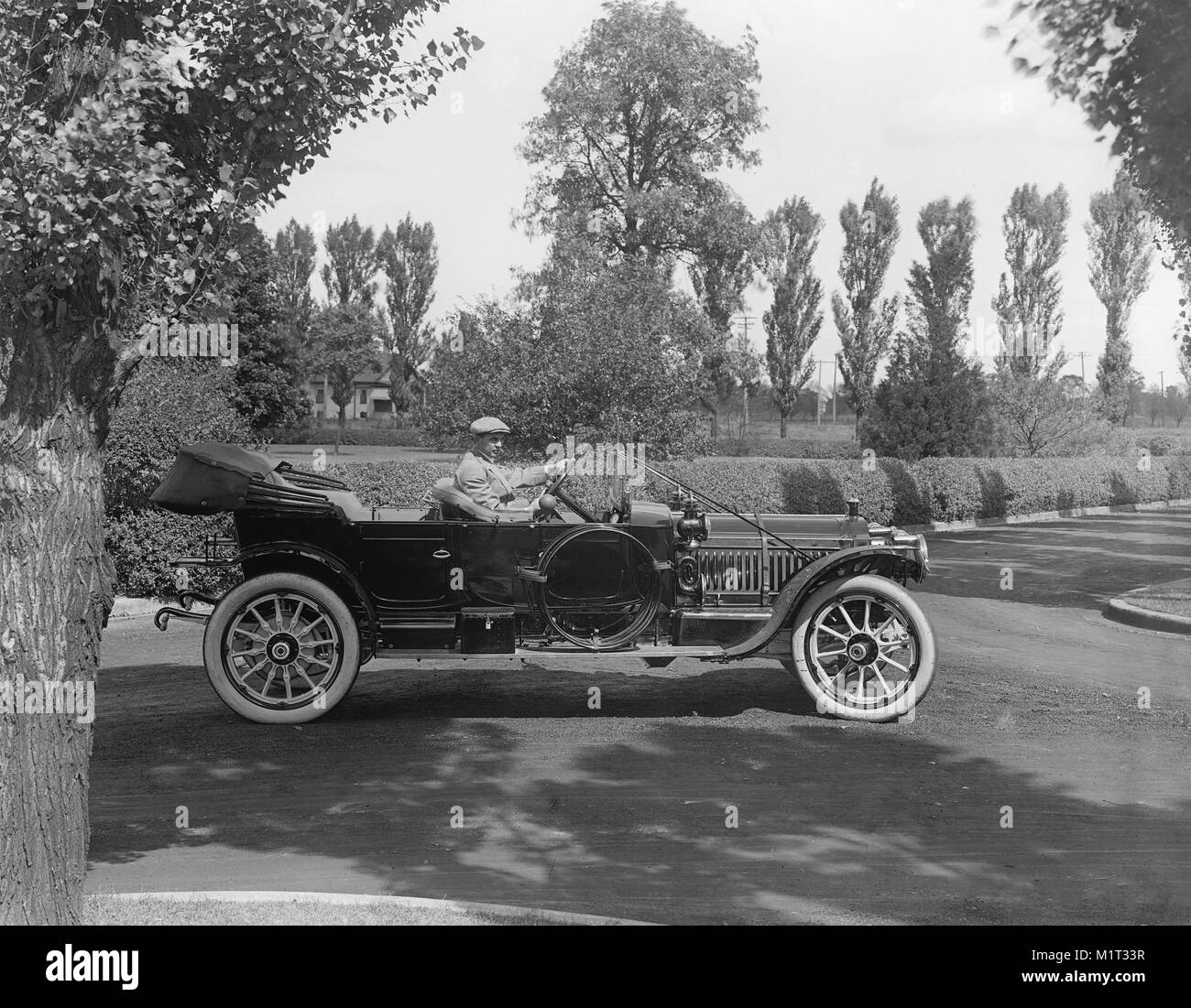 Packard Six Phaeton Automobile, Detroit Publishing Company, 1912 Stock Photo