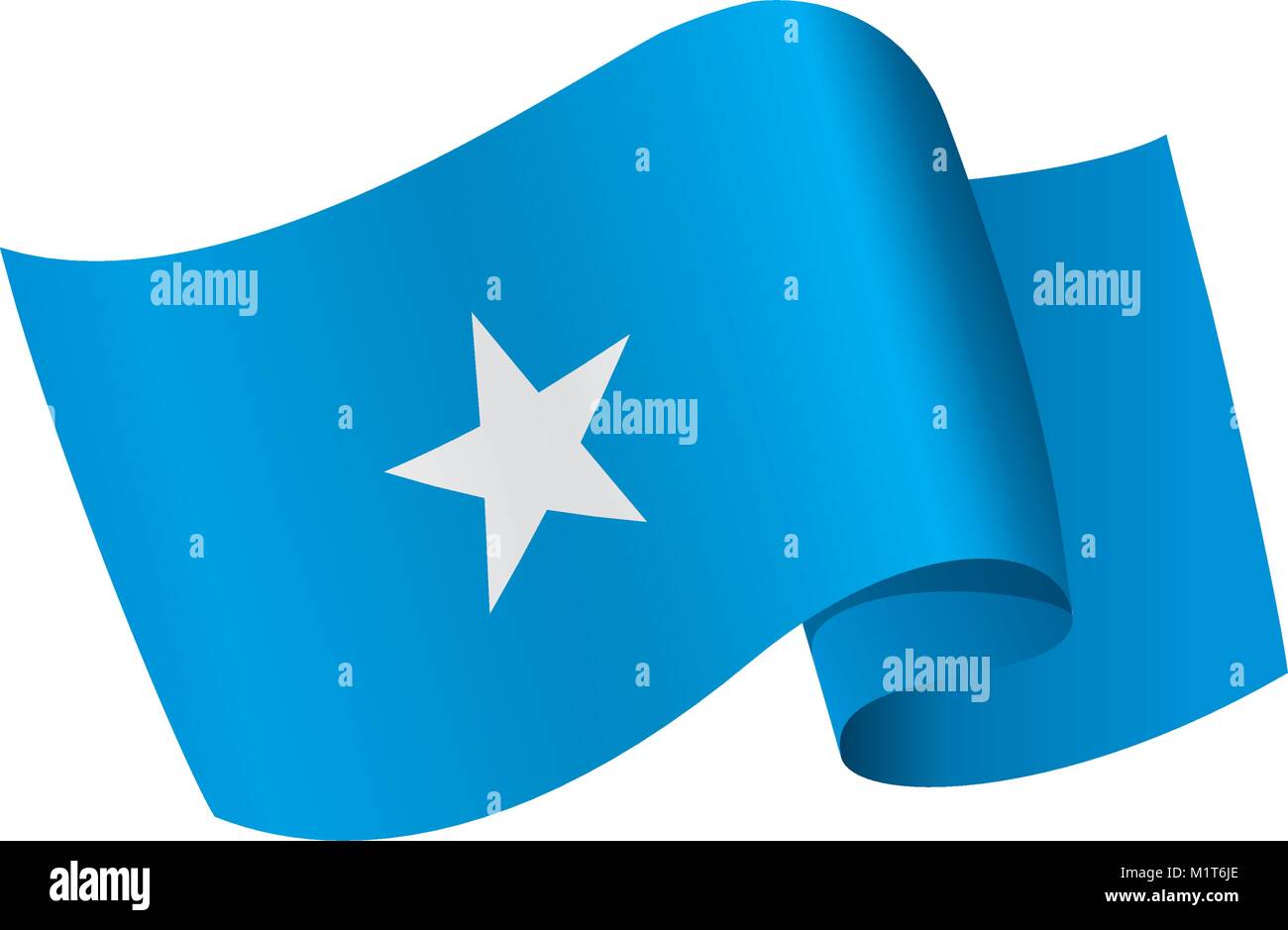 Somalia flag, vector illustration Stock Vector Image & Art Alamy
