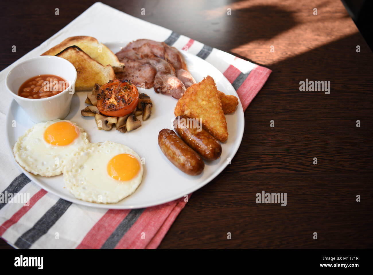 Traditional cooked breakfast hi-res stock photography and images - Alamy