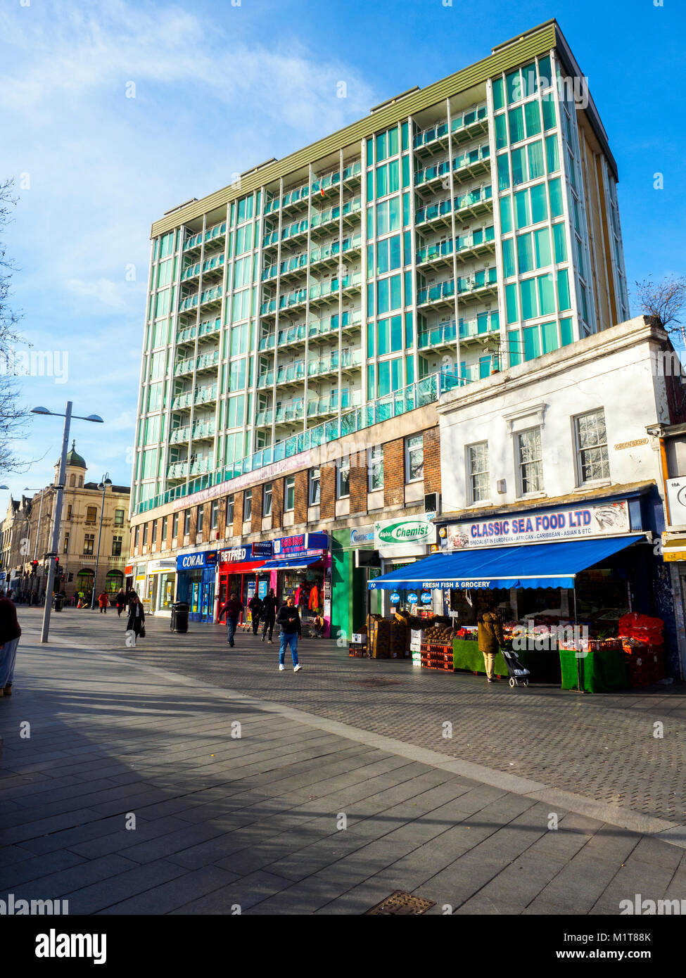 Modern apartments building in Woolwich Town Centre Square General