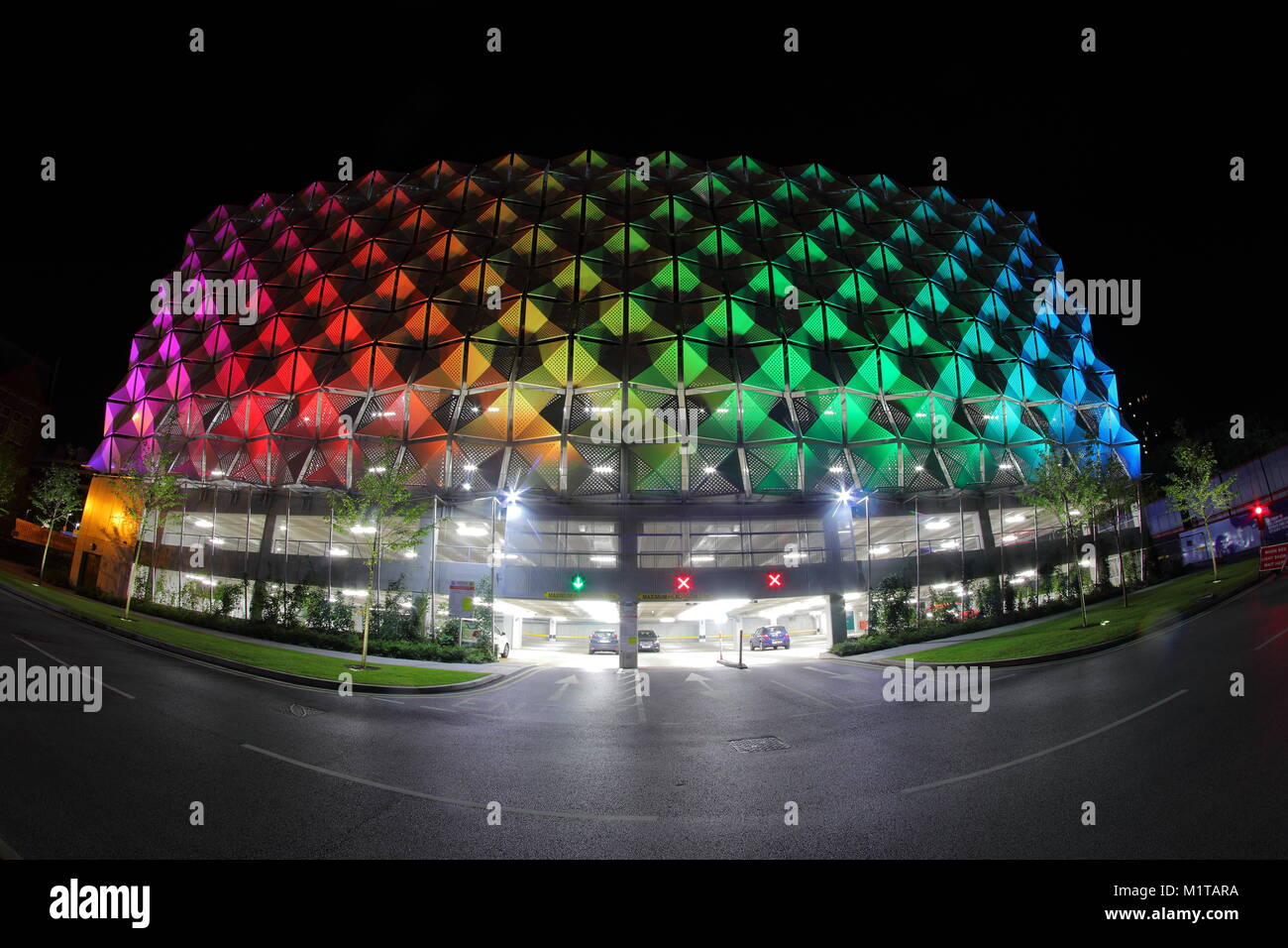 Leeds University Car Park Stock Photo Alamy