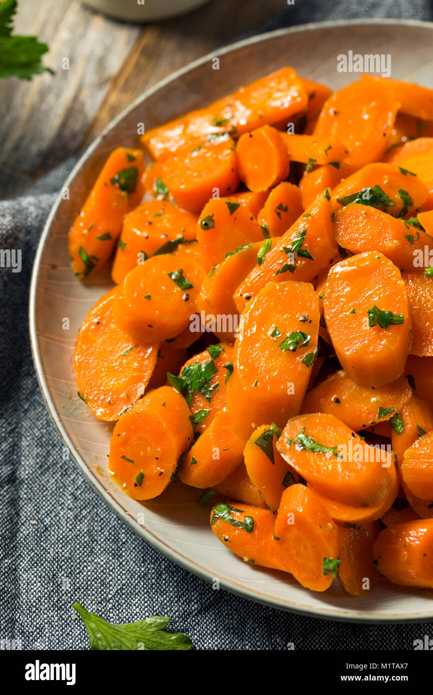 Savory Homemade Sauteed Carrots with Butter and Herbs Stock Photo Alamy