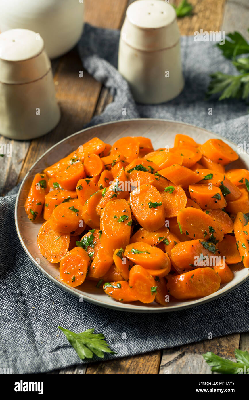 Savory Homemade Sauteed Carrots with Butter and Herbs Stock Photo Alamy