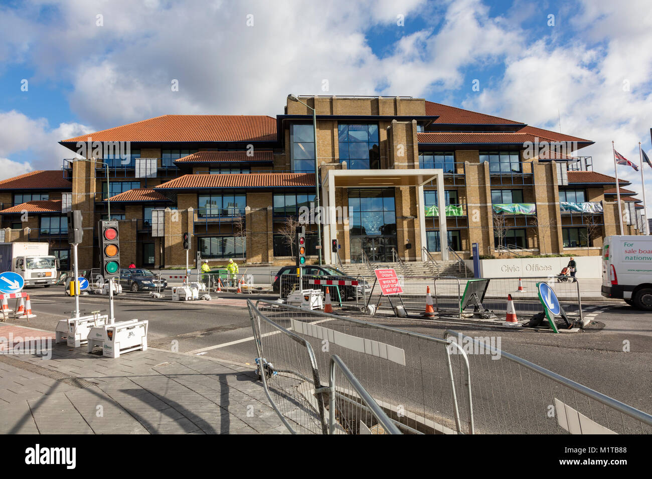 The Civic Centre council offices in the town centre of Bexleyheath in