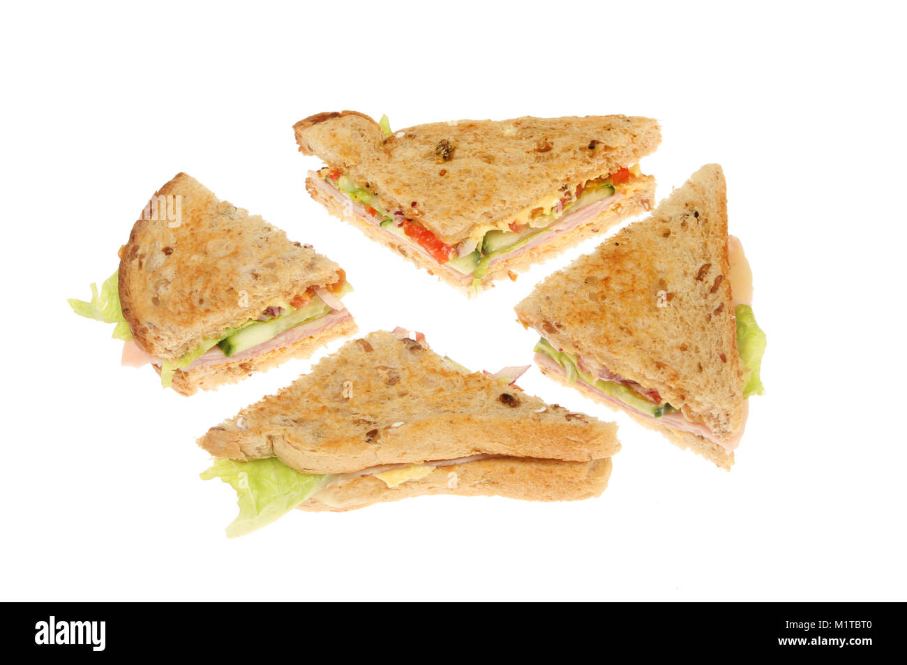 Sandwich quarters Cut Out Stock Images & Pictures Alamy