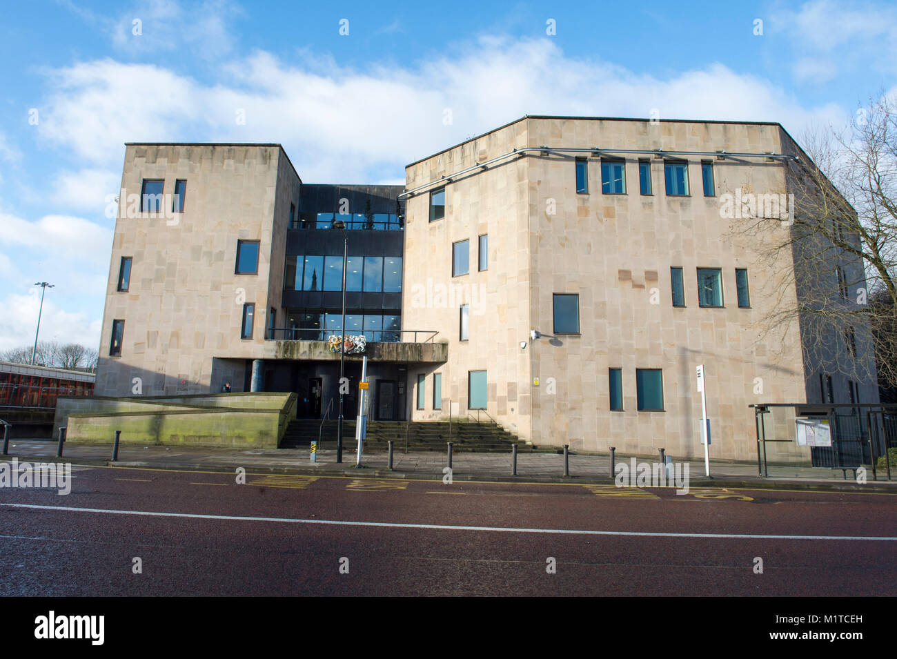 Bolton Law Courts, Blackhorse Street, Bolton BL1 1SU Stock Photo