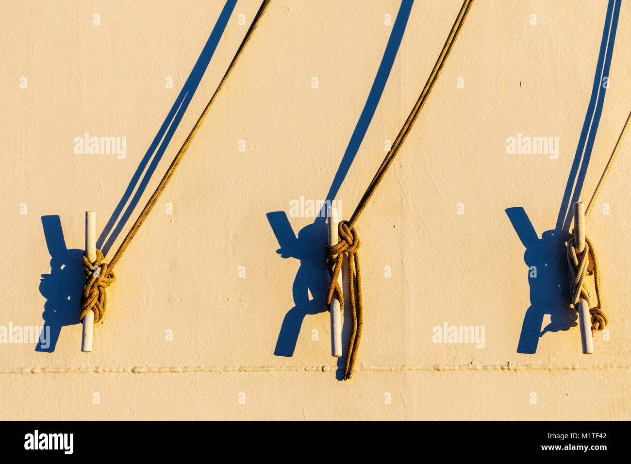 Rigging detail on passenger ship Ocean Adventurer carries alpine ...