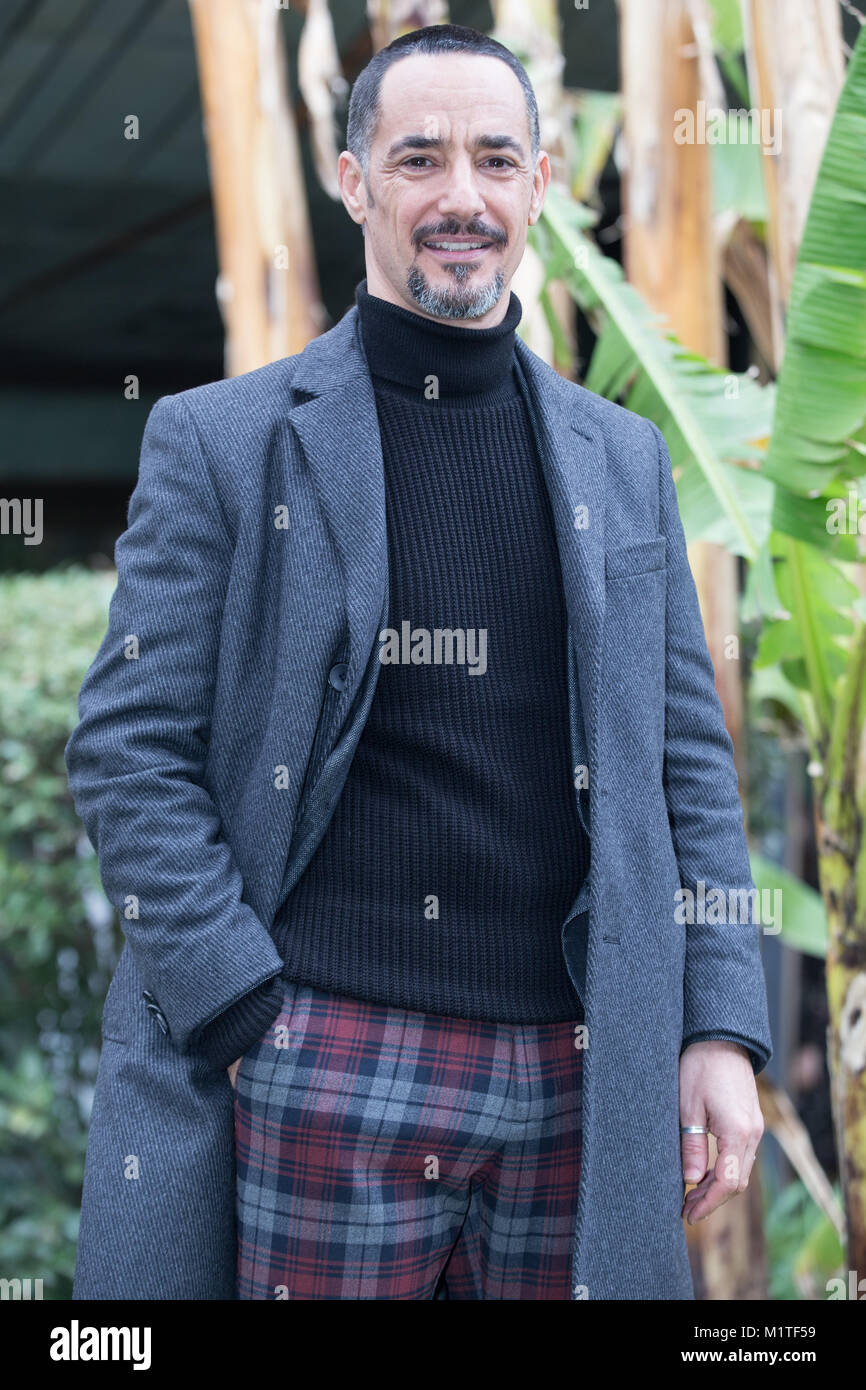 Rome, Italy. 01st Feb, 2018. Italian actor Peppino Mazzotta Photocall