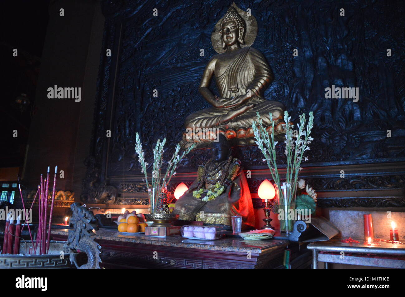 Budhist religon from surabaya Stock Photo