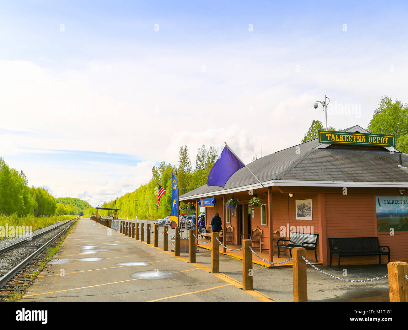 Anchorage train station hires stock photography and images Alamy