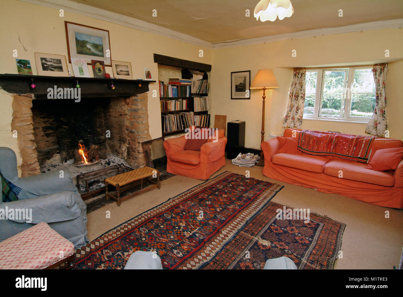Rachel Johnson (Boris Johnson's sister) weekend home on the family estate on Exmoor, in Somerset. Stock Photo