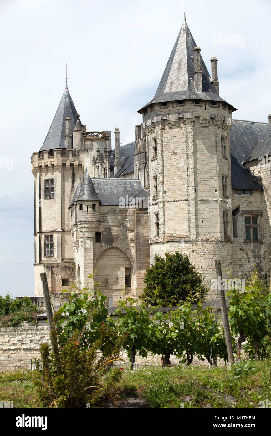 Castle of Saumur in Loire Valley, France Stock Photo - Alamy
