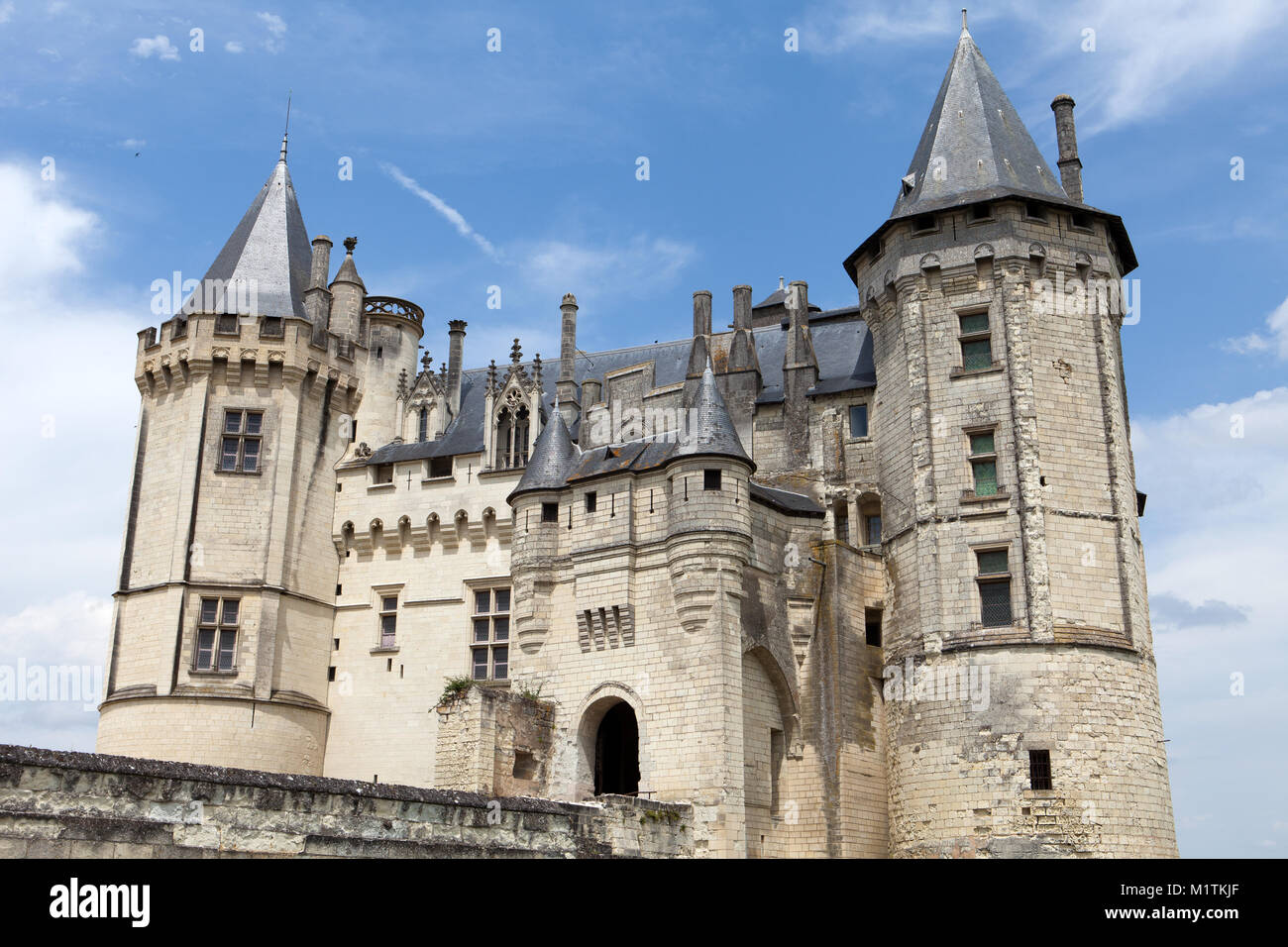 Castle of Saumur in Loire Valley, France Stock Photo - Alamy