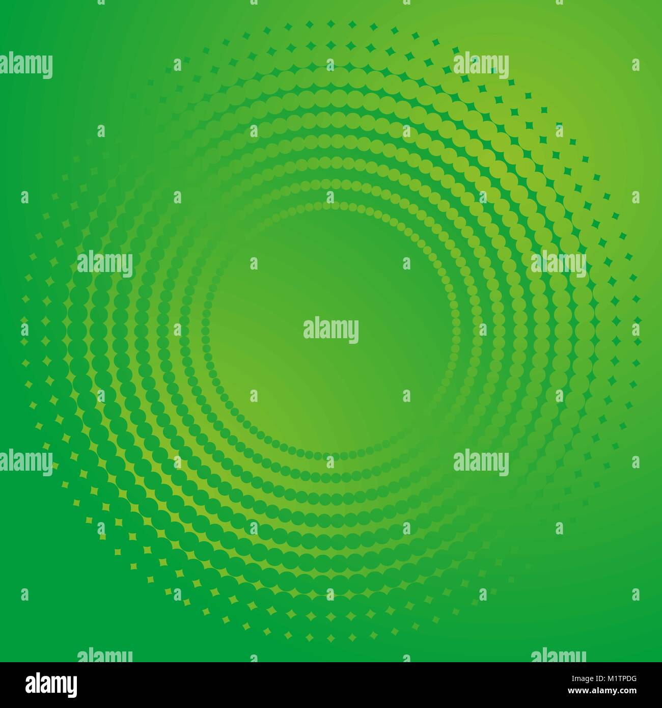 Beautiful green abstract background with circle halftone effect Stock ...