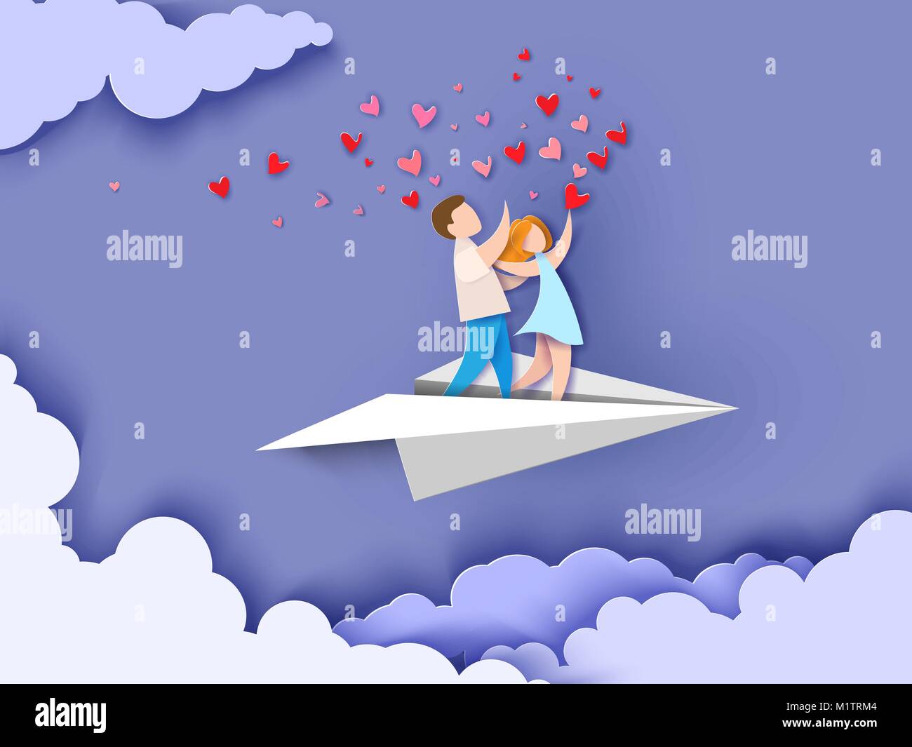 Abstract background with couple in love Stock Vector Image & Art - Alamy