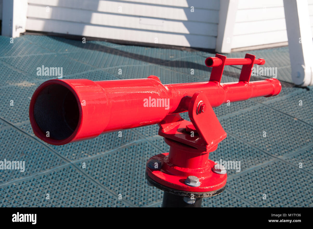 Playground Red Telescope Stock Photo Alamy