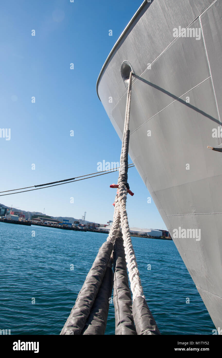 Naval Ship Mooring Rope Stock Photo - Alamy