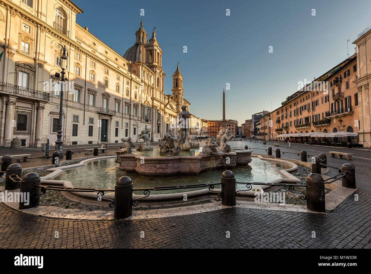 Piazza Navona is one of the largest and most beautiful piazza squares