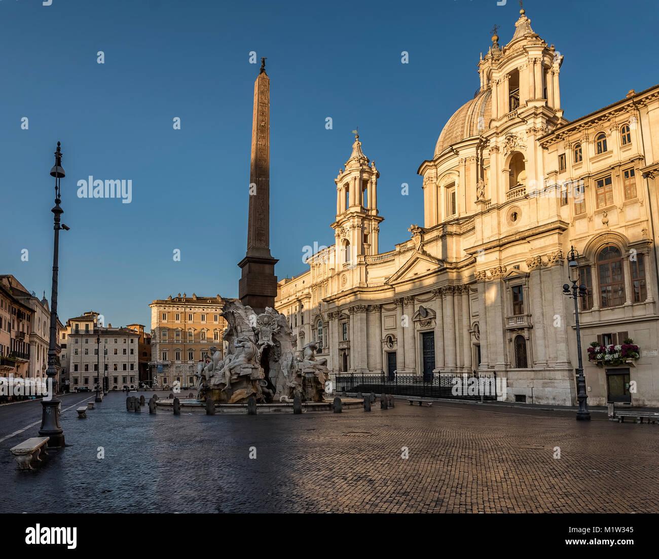 Piazza Navona is one of the largest and most beautiful piazza squares
