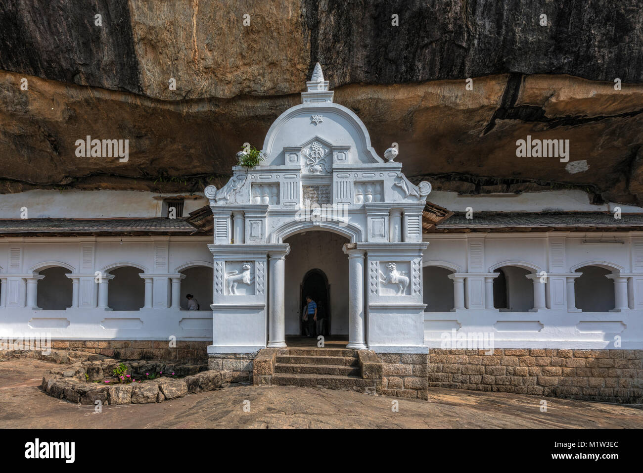 Dambulla cave temple, Matale, Central Province, Sri Lanka, Asia Stock Photo