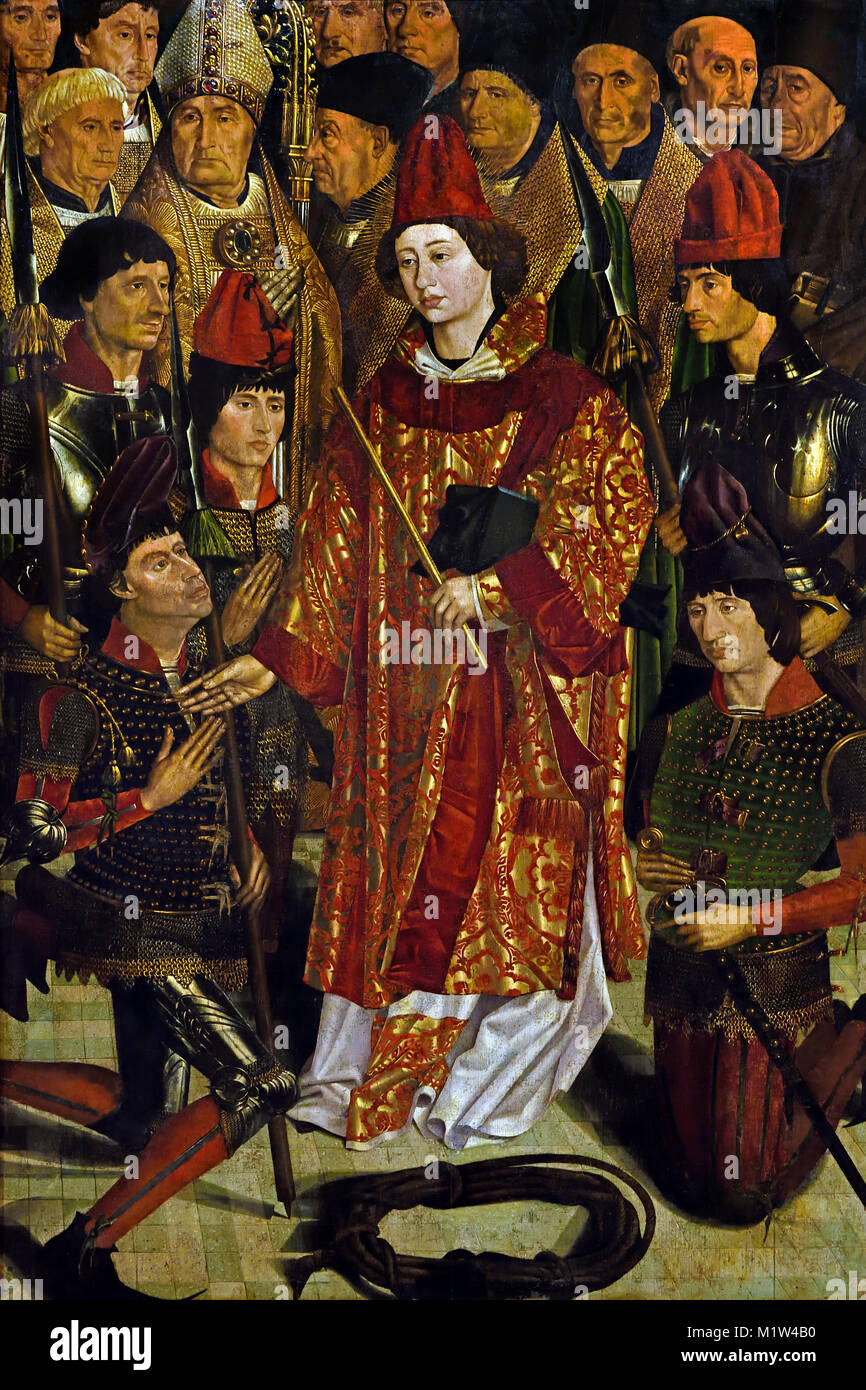 The Saint Vincent Panels - Adoration of Saint Vincent panels 1450