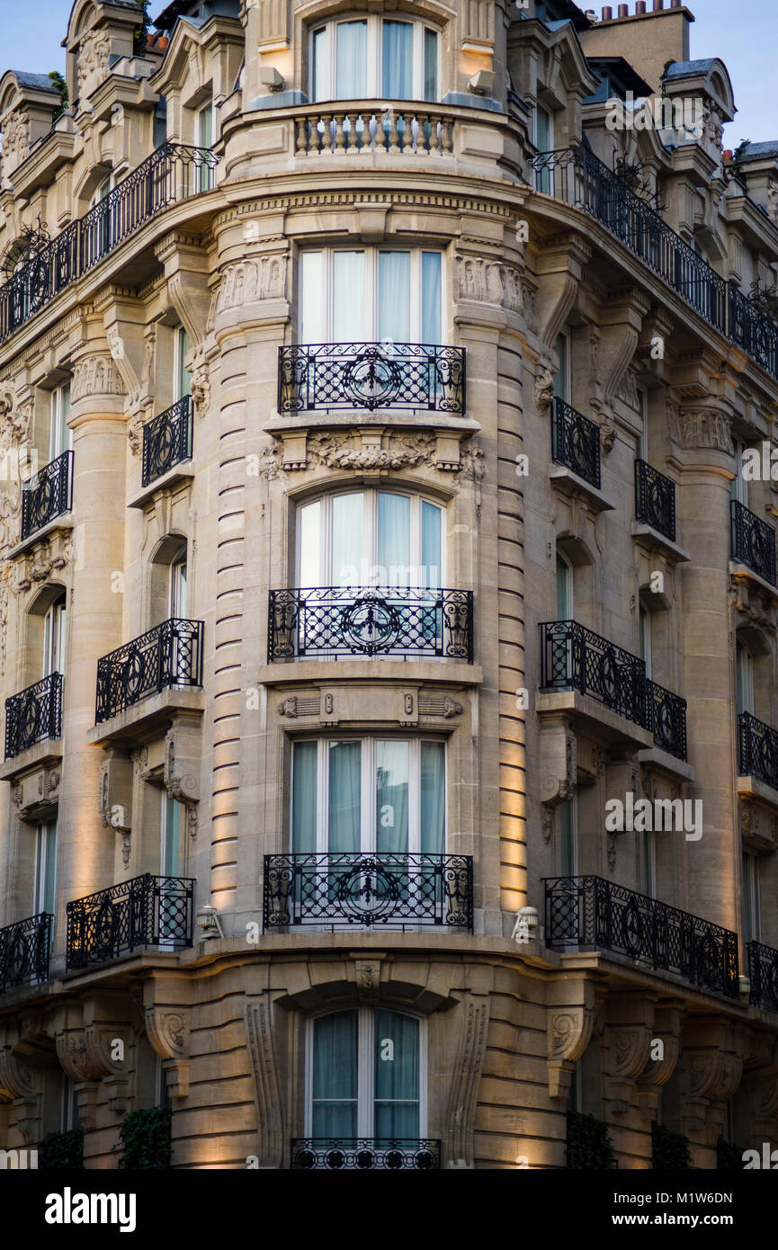 Old classic apartment building in Paris, France Stock Photo Alamy