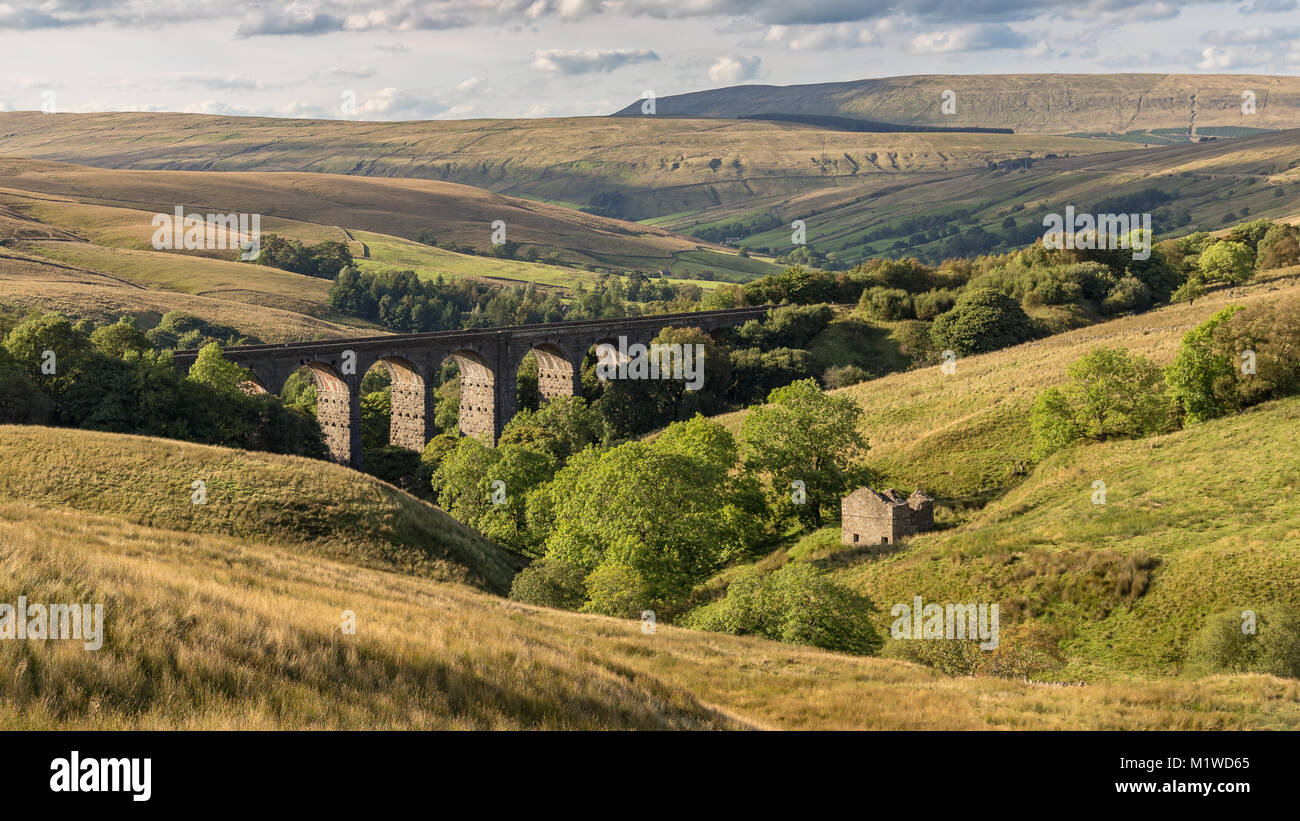 The Dent Head Viaduct on the SettleCarlisle Railway near Cowgill in