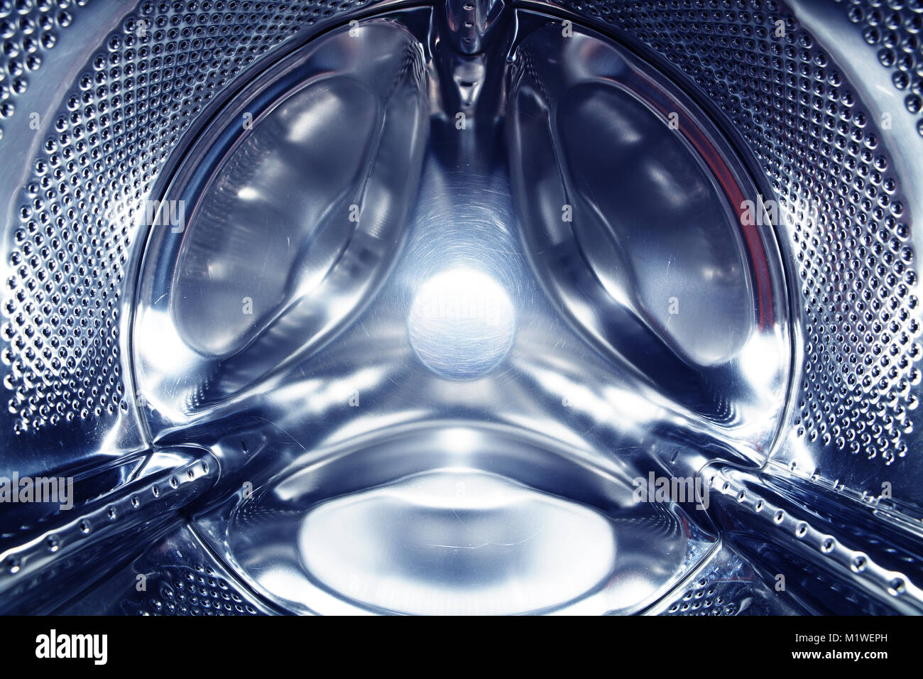 closeup of drum in washing machine, new technology Stock Photo Alamy