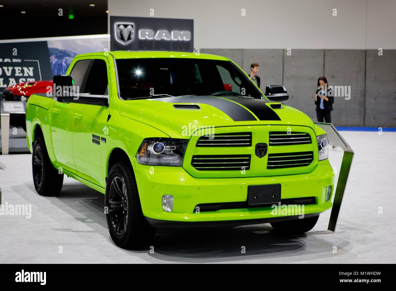 2017 Dodge RAM Sport Crew Cab 4X4 at the San Diego International Auto Show,  in December 2017. | usage worldwide Stock Photo - Alamy