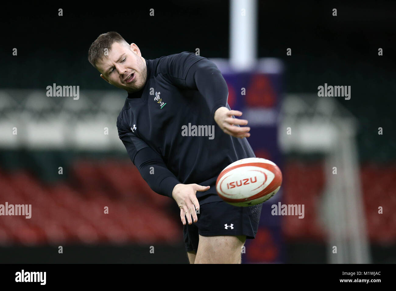 Principality Stadium, Cardiff, UK. 2nd Feb, 2018. Rob Evans of Wales ...