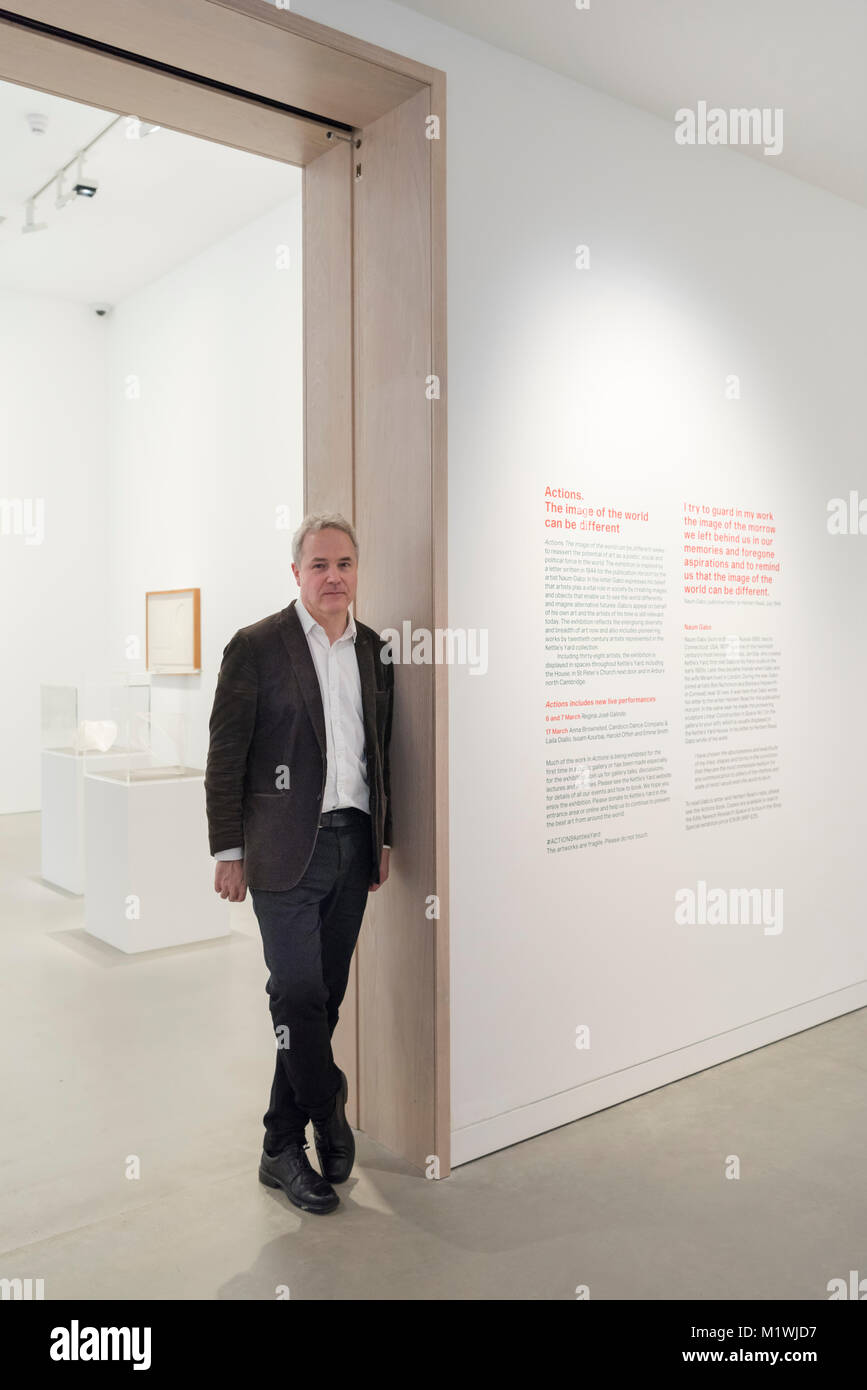 Kettles Yard Gallery, Cambridge, UK. 2nd Feb, 2018. Andrew Nairne