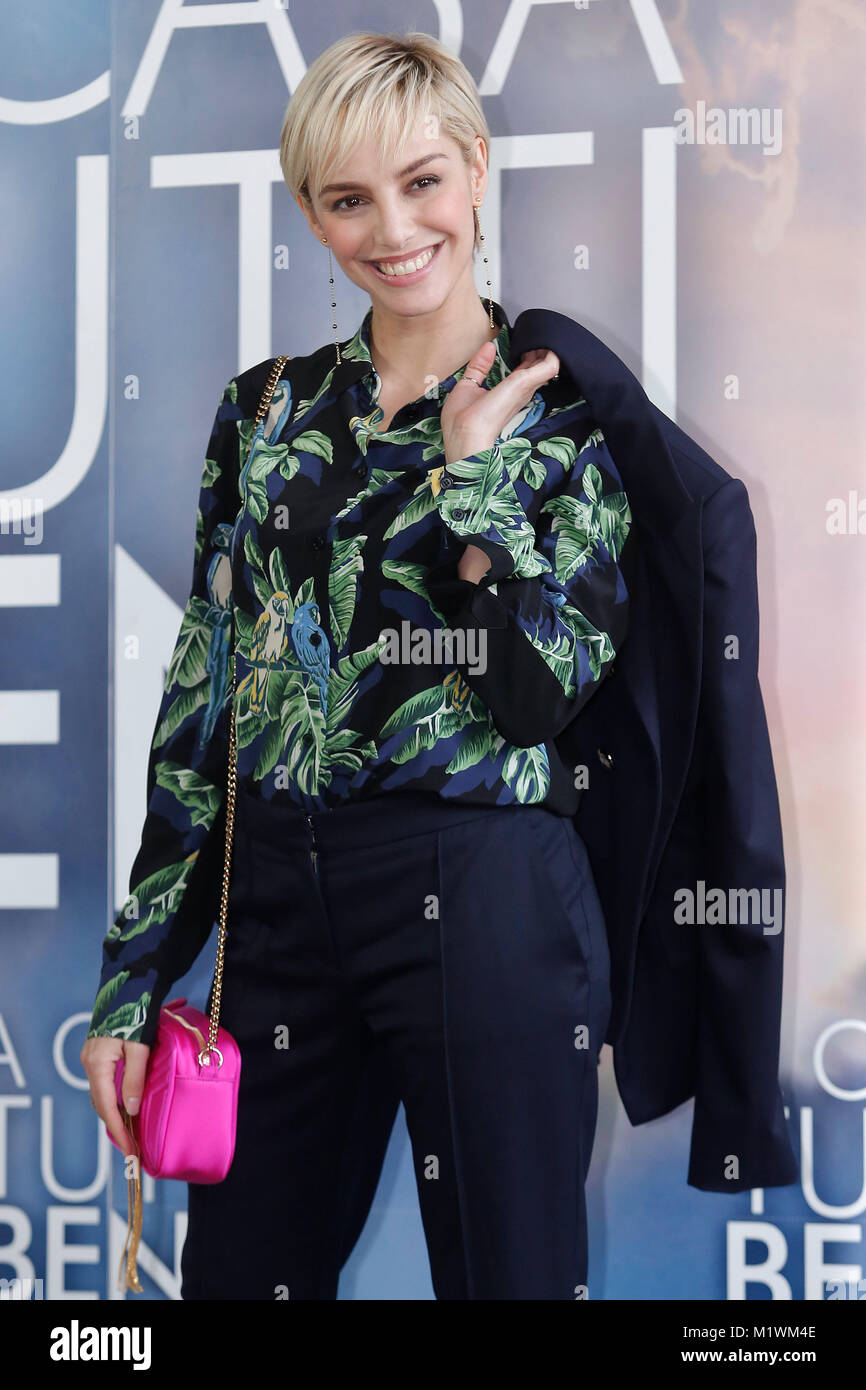 Elena Cucci Roma 02/02/2018. Photocall del film 'A casa tutti bene