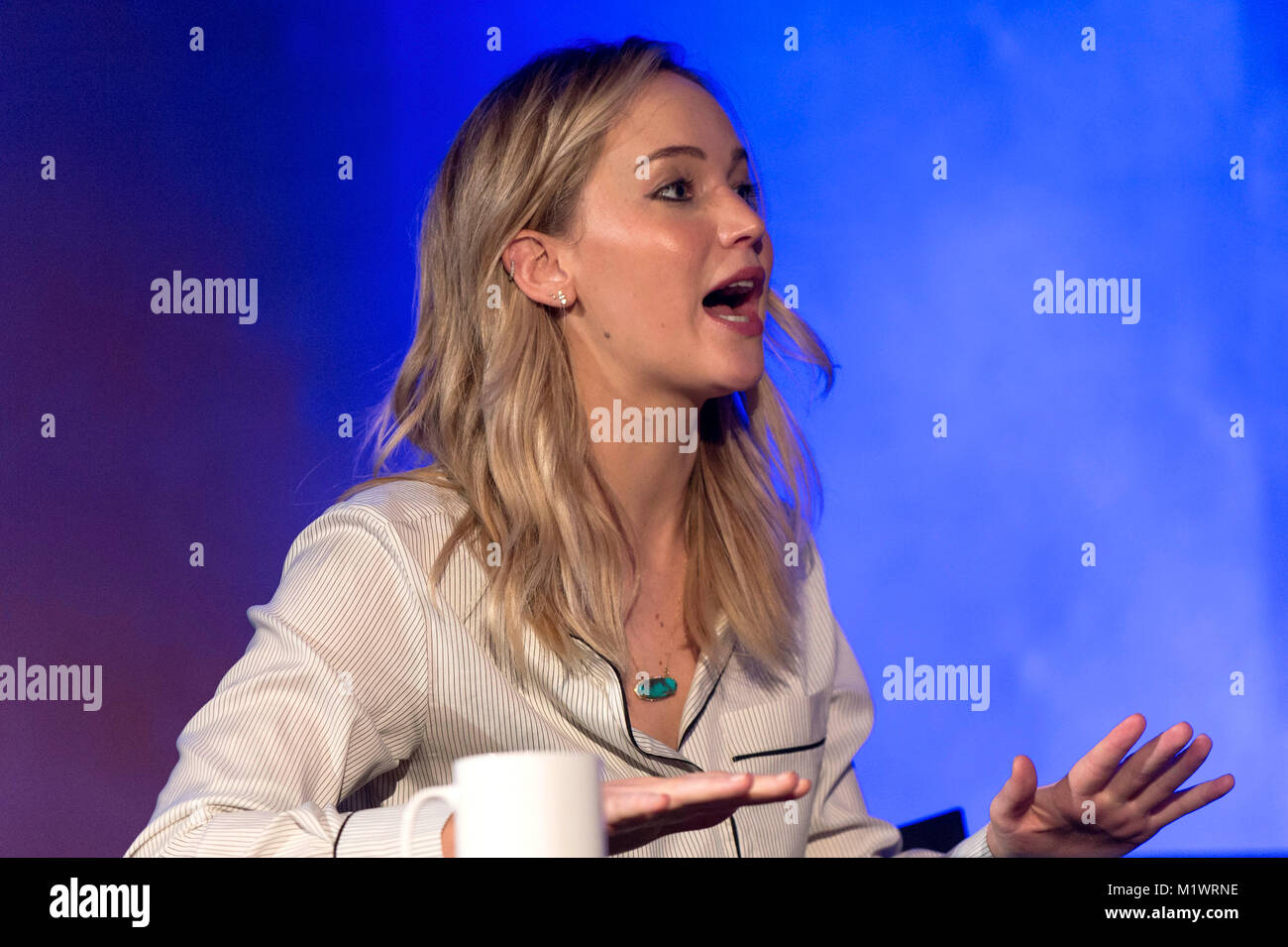 New Orleans, Louisiana, USA. 02nd Feb, 2018. Actress JENNIFER LAWRENCE