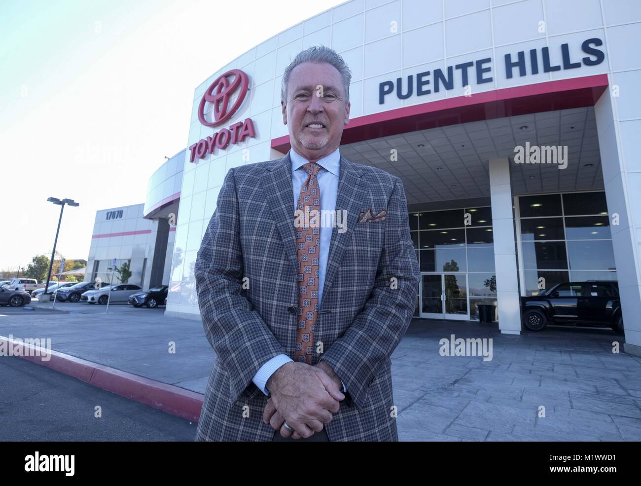 Los Angeles, California, USA. 24th Jan, 2018. Nick Cardin, general manager of Puente Hills Toyota/Scion in City of Industry. Credit: Ringo Chiu/ZUMA Wire/Alamy Live News Stock Photo