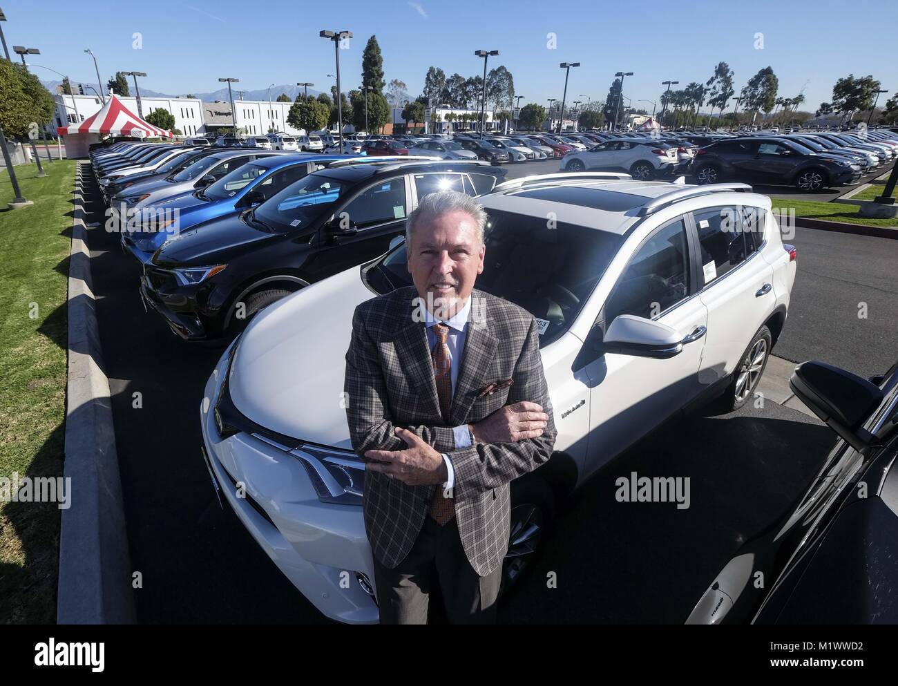Los Angeles, California, USA. 24th Jan, 2018. Nick Cardin, general manager of Puente Hills Toyota/Scion in City of Industry. Credit: Ringo Chiu/ZUMA Wire/Alamy Live News Stock Photo