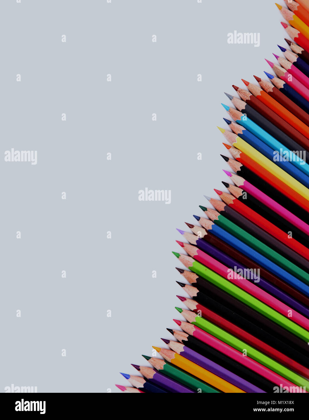color pencil isolated on white Stock Photo - Alamy