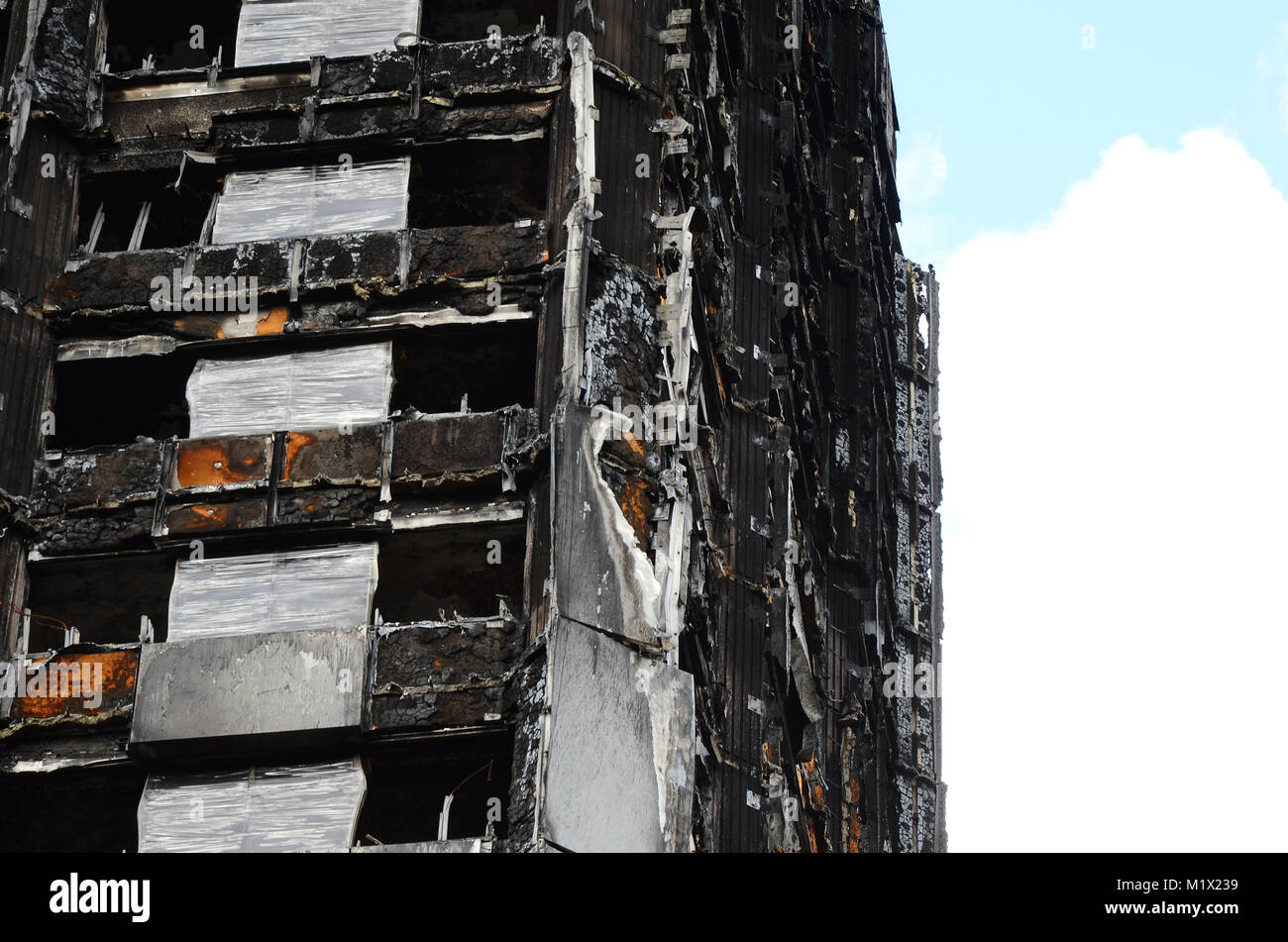 Grenfell Tower fire, disaster, London Stock Photo Alamy