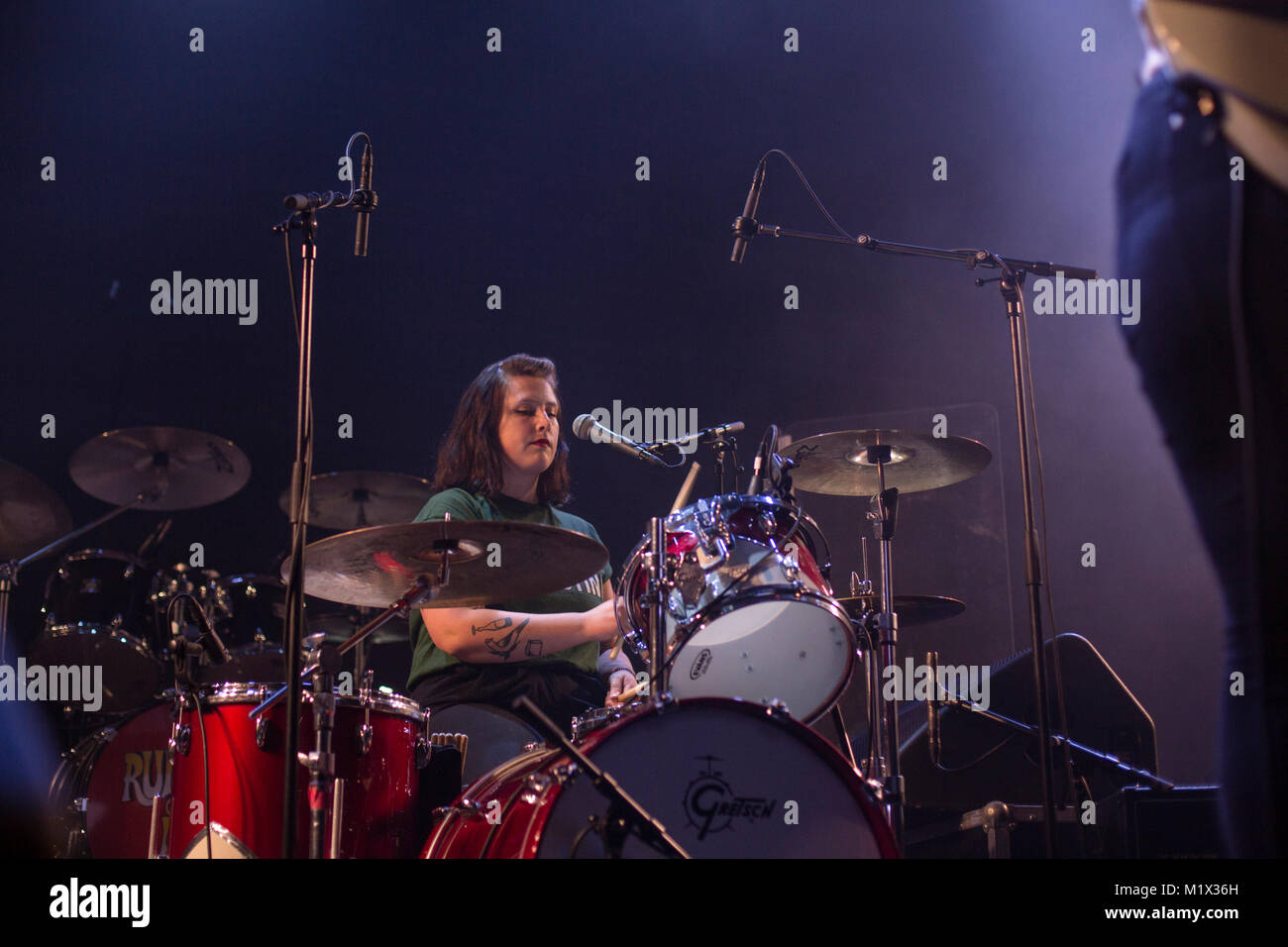 Norway, Bergen - June 24, 2017. The Norwegian all female indie rock ...