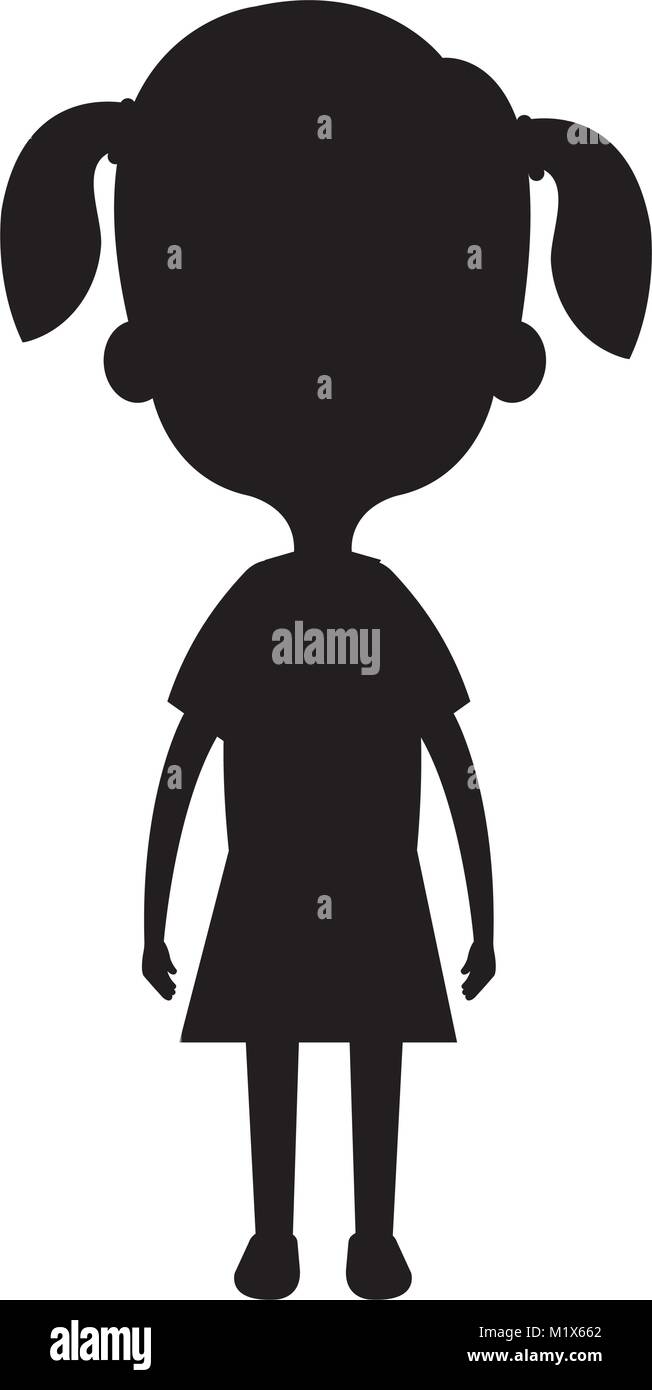 Little Girl Silhouette SVG