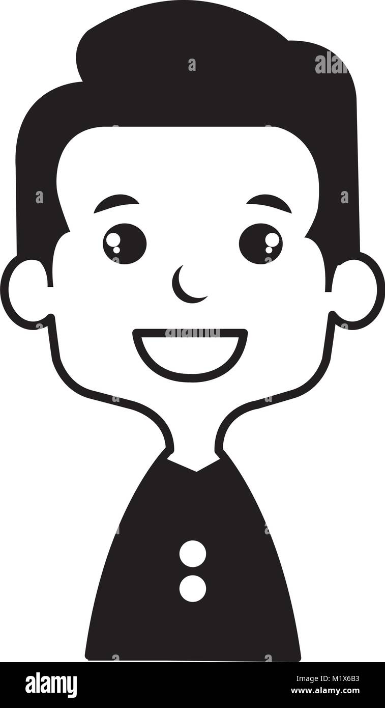 cute and little boy Stock Vector Image & Art - Alamy