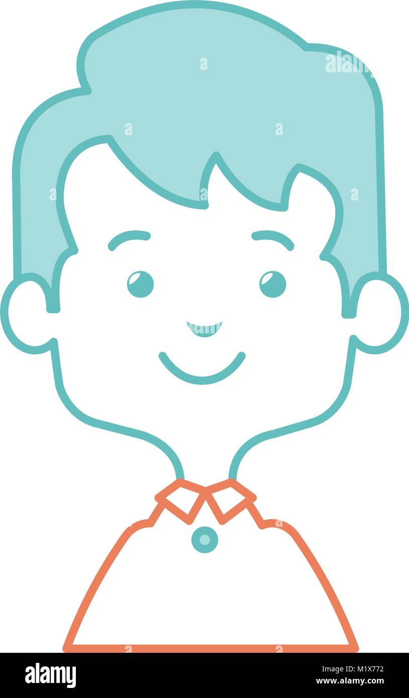cute and little boy Stock Vector Image & Art - Alamy