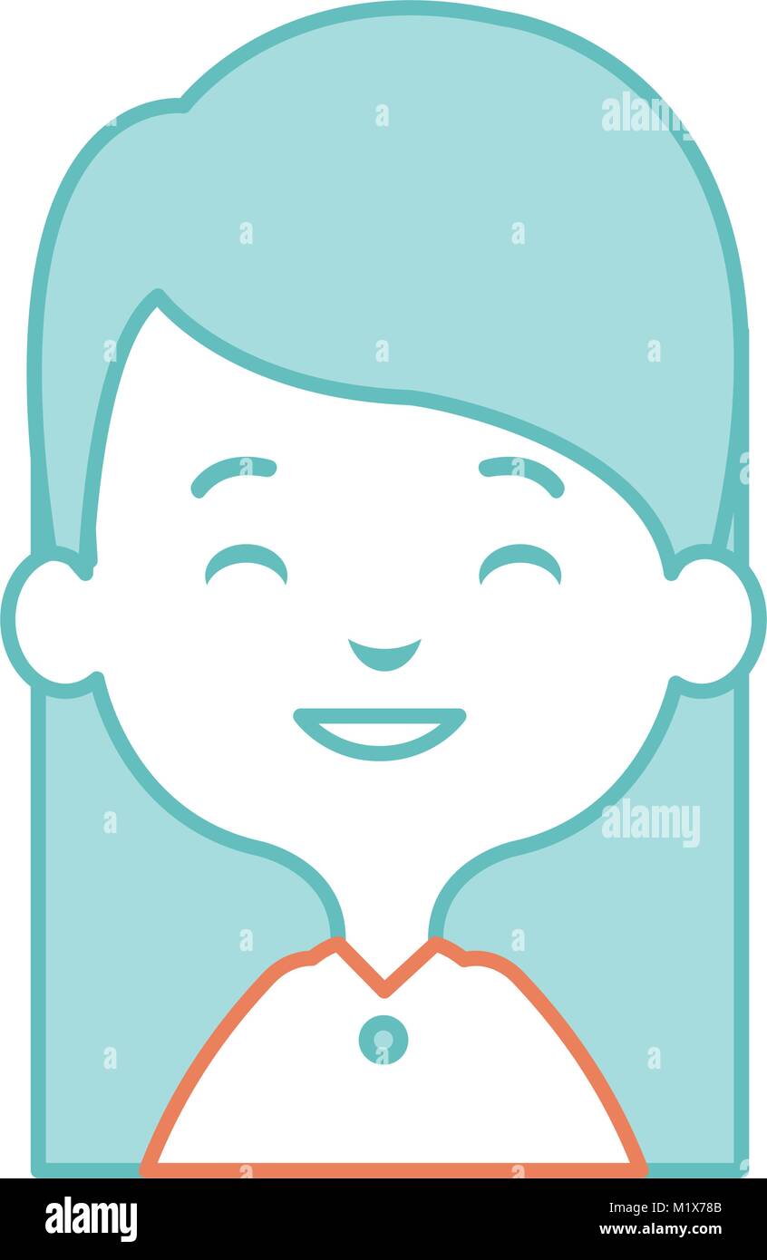cute and little girl Stock Vector Image & Art - Alamy