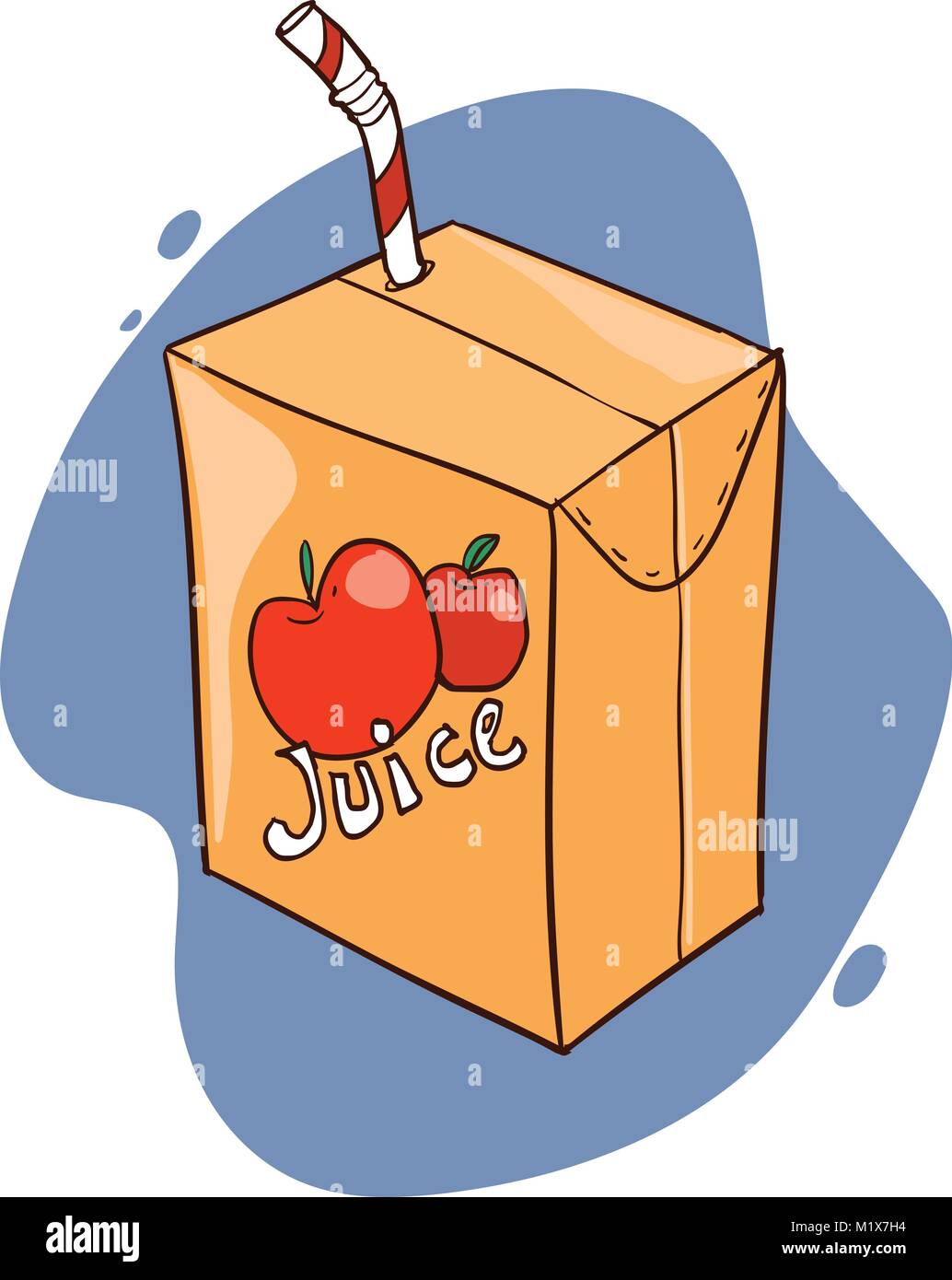 Juice box cartoon hi-res stock photography and images - Alamy